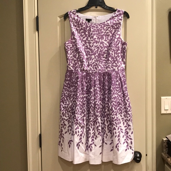 talbots purple dress
